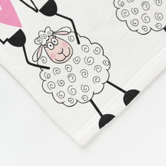 Jehovah's Schapen/Liefde Fleece Deken (Hoek)