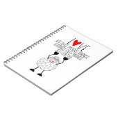 "Jehovah's Sheep - Fruitages of the Spirit"-notebo Notitieboek (Linkerzijde)