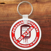 Jehovah's Witness - No Blood Sleutelhanger (Voorkant)