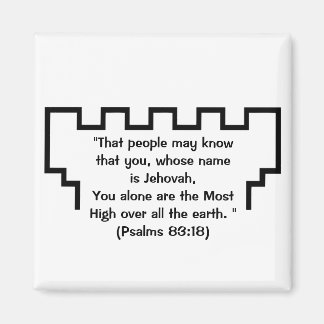 Jehova's getuige Wachttoren Psalmen 83:18 Magneet