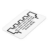 Jehova's getuige Wachttoren Psalmen 83:18 Magneet (Linkerzijde)