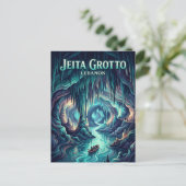 Jeita Grotto Libanon Briefkaart (Staand voorkant)