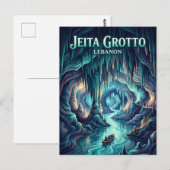 Jeita Grotto Libanon Briefkaart (Voorkant / Achterkant)