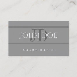 JeJobTitle Stripes Lt Grey Visitekaartje
