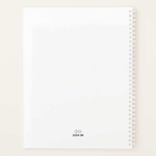 Jeju 01 | Agenda's Planner (Achterkant)