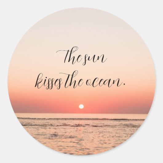 Jeju 02 | Stickers Classic Ronde Sticker (Voorkant)