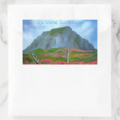 Jeju-eiland Korea (제 주 도) Rechthoekige Sticker (Tas)