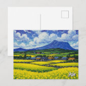 Jeju-eiland Zuid-Korea Reizen Briefkaart (Voorkant / Achterkant)