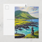 Jeju-eiland Zuid-Korea Reizen Briefkaart (Voorkant / Achterkant)