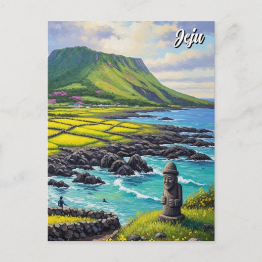 Jeju-eiland Zuid-Korea Reizen Briefkaart (Voorkant)