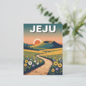 Jeju-eiland Zuid-Korea Reizen Briefkaart (Staand voorkant)