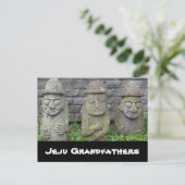 Jeju Grandfathers Briefkaart (Staand voorkant)