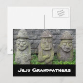 Jeju Grandfathers Briefkaart (Voorkant / Achterkant)