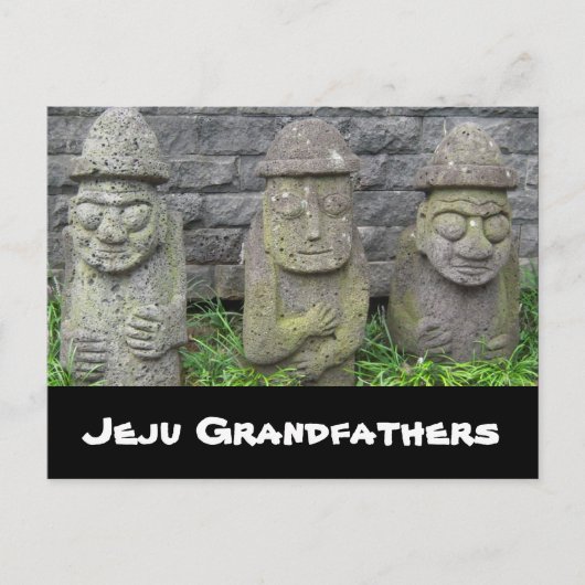 Jeju Grandfathers Briefkaart (Voorkant)