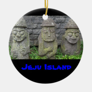 Jeju Grandfathers, Jeju Island Keramisch Ornament
