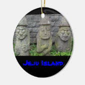 Jeju Grandfathers, Jeju Island Keramisch Ornament (Links)