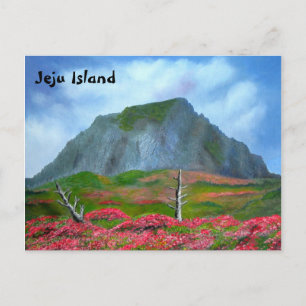 Jeju Island Korea (제주도) Engelse tekst Briefkaart