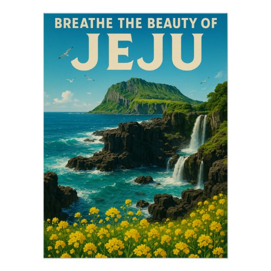 Jeju Island Paradise Perfect Poster (Voorkant)