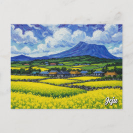 Jeju Island South Korea Travel Briefkaart