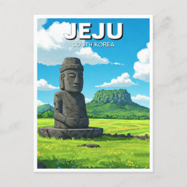 Jeju Island Zuid-Korea Reizen Briefkaart