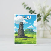 Jeju Island Zuid-Korea Reizen Briefkaart (Staand voorkant)