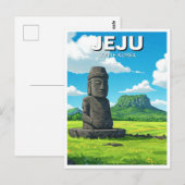 Jeju Island Zuid-Korea Reizen Briefkaart (Voorkant / Achterkant)