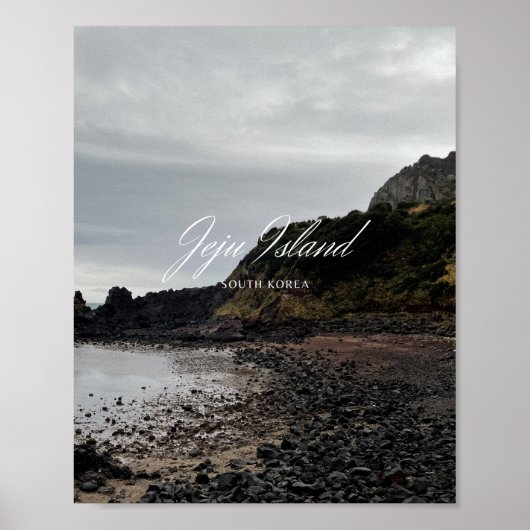 Jeju - Jeju-eiland - Zuid-Korea - 제 주 도 - 제 주 Poster (Voorkant)