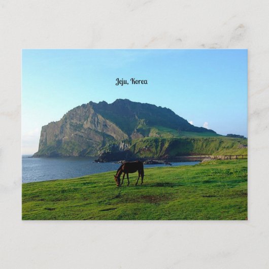 Jeju, Korea Briefkaart (Voorkant)