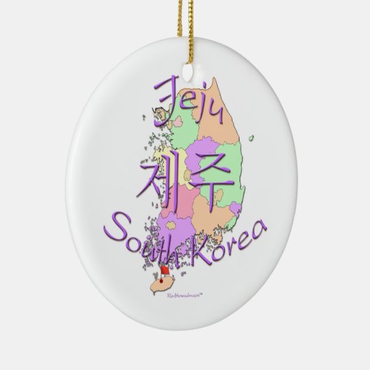 Jeju Zuid-Korea Keramisch Ornament (Rechts)