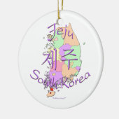 Jeju Zuid-Korea Keramisch Ornament (Links)