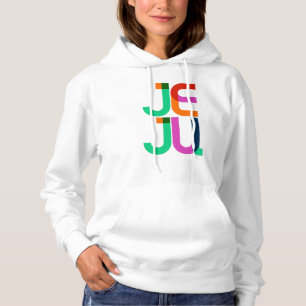 Jeju Zuid-Korea Pop Art Letters Hoodie