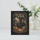 Jekyll en Hyde Briefkaart (Staand voorkant)