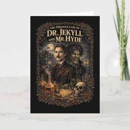 Jekyll en Hyde Feestdagen Kaart