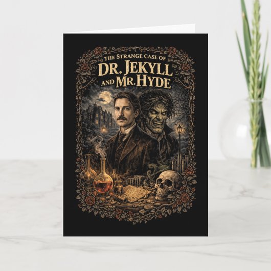 Jekyll en Hyde Feestdagen Kaart (Voorkant)