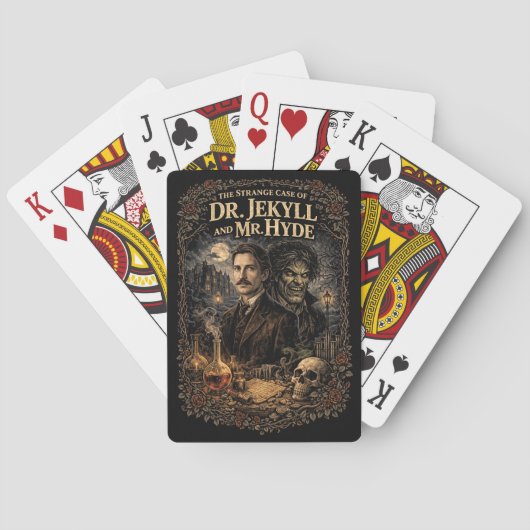 Jekyll en Hyde Pokerkaarten (Achterkant)