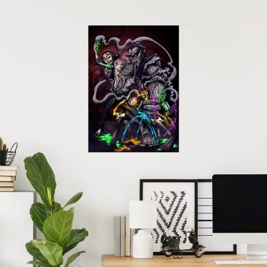 Jekyll en Hyde Poster (Thuiskantoor)