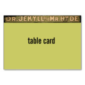 Jekyll en Hyde Poster art Kaart (Voorkant)