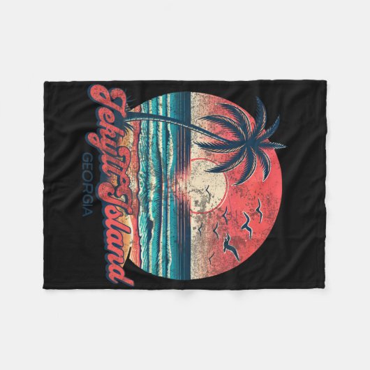 Jekyll Island _1  Fleece Deken (Voorkant (Horizontaal))