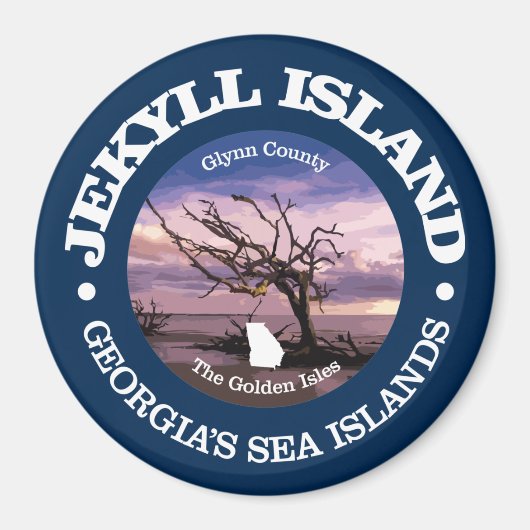Jekyll Island (B) Magneet (Voorkant)