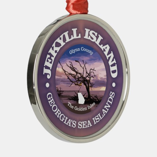 Jekyll Island (B) Metalen Ornament (Rechts)