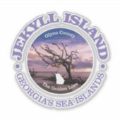 Jekyll Island (B) Sticker (Voorkant)