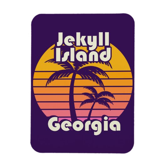 Jekyll Island Beach Georgia Magneet (Verticaal)