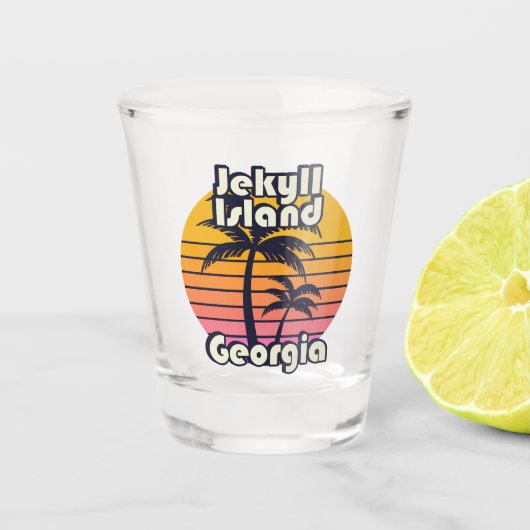 Jekyll Island Beach Georgia Shot Glas (Voorkant)