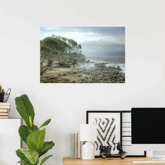 Jekyll Island Beach Poster (Thuiskantoor)