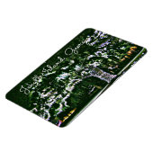 Jekyll Island GA Holiday Lights op Live Oak Tree Magneet (Linkerzijde)