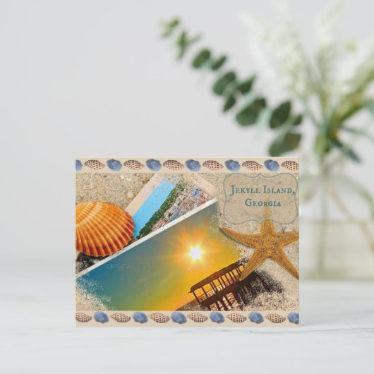 Jekyll Island, Georgia Briefkaart (Staand voorkant)
