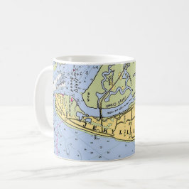 Jekyll Island Georgia Coast Map Mug Koffiemok