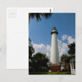 Jekyll Island Georgia Lighthouse Briefkaart (Voorkant / Achterkant)