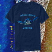 Jekyll Island Georgia Stunning Zee Turtle T-shirt