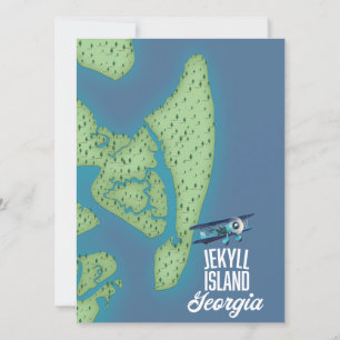 Jekyll Island Georgia USA kaart